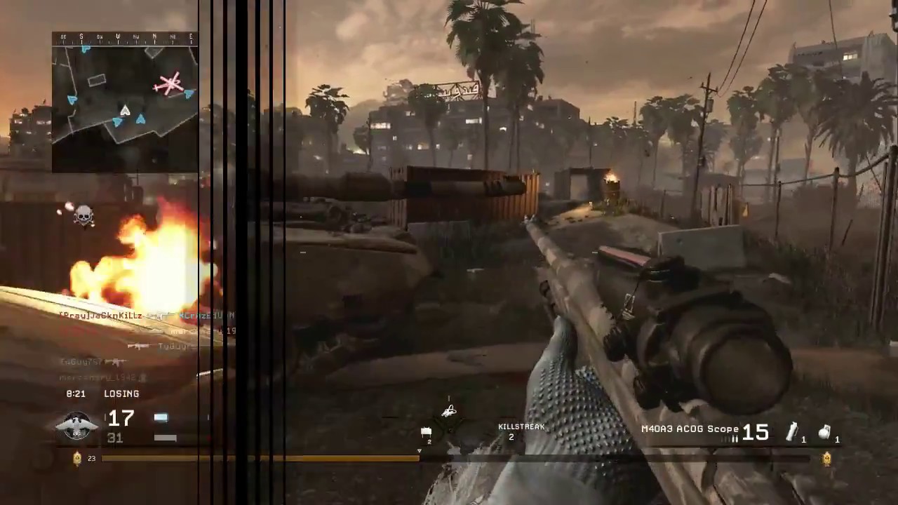 COD  MWR noscope across the map hitmarker!!!