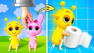 OMG! Sprunki do mini vaso ficou maluco! 🚽😱 Salve o papel! TOP truques e gadgets DIY! 🧻✨