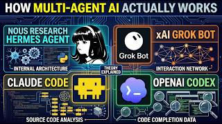 How Multi-Agent AI Actually Works  - Claude Code, Codex, Grok Bot & Hermes Torn Down