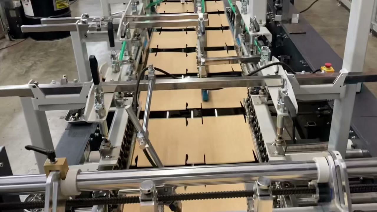 6 corner carton box folder gluer