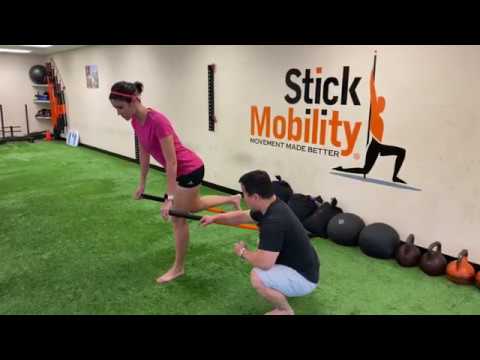 Single-Leg RDLs Made Better Level 3 - Stick Mobility Exercise - YouTube