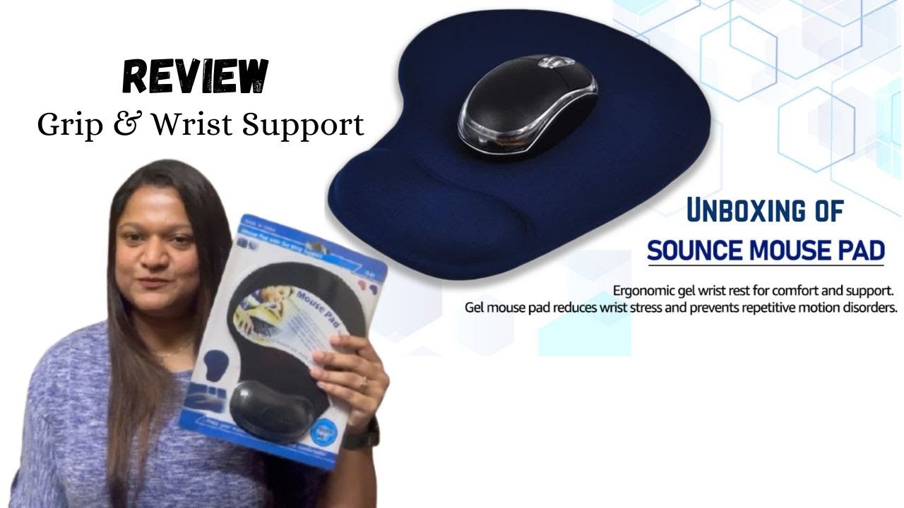 Sounce Gel Wrist Mouse Pad Unboxing & Review