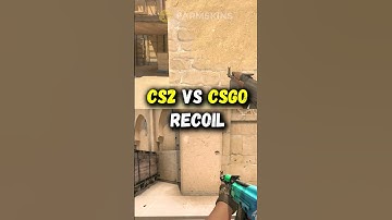 CS2 & CSGO recoil comparison AK-47, Galil, P90 #shorts