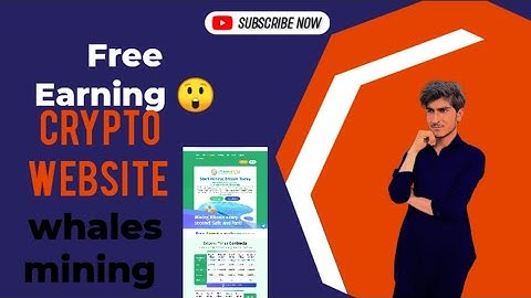 whalesmining| earn cryptocurrencies from home| withdraw proof 💯 real website #free