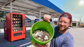 Collecting an Insane Amount Cash From My Vending Machines!