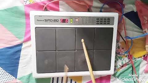 Duff with tabla patch on Roland SPD 20 Octapad || Devanand Priyadarshi