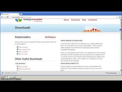 Rails on Windows, Part 1/4: Ruby