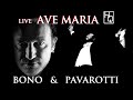 Bono &amp; Pavarotti - Live Ave Maria 2003 HQ Sound