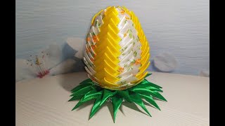 🌺Easter egg in artichoke technique / Пасхальное яйцо в технике артишок 🌺