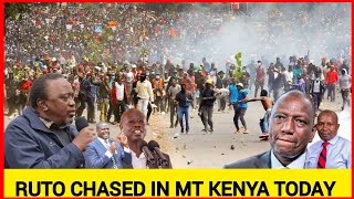 Uongo Toka Hapa Msaliti Ruto Heckled And Chased In Mt Kenya Today By Angry Gachagua Supporters