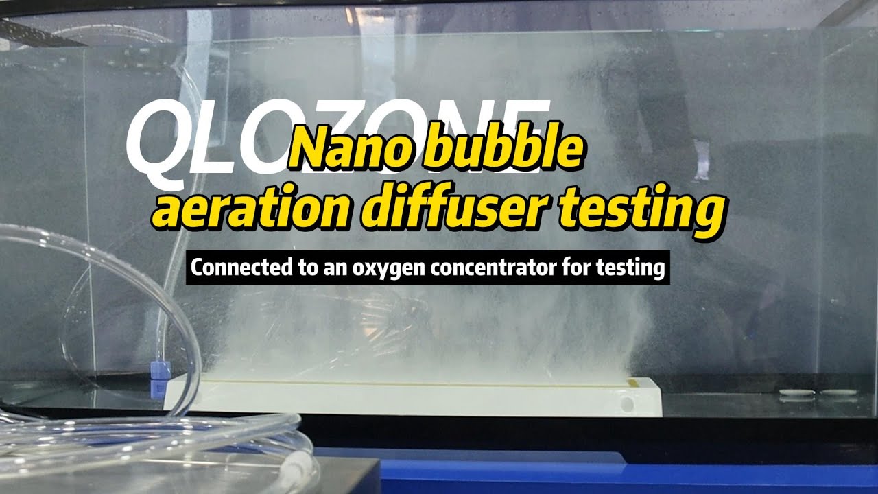 Nano bubbleaeration diffuser testing
