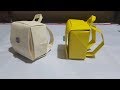cara membuat origami tas ransel