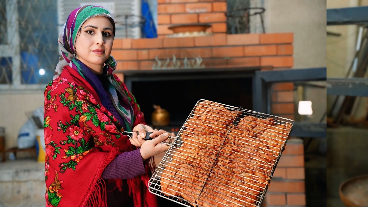 Вкусный завтрак + пир из бараньей печени! 🍽️🔥