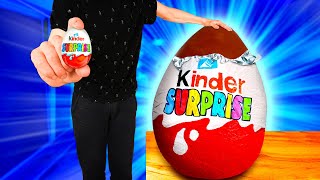 Giant Kinder Surprise | How to Make The World’s Largest DIY Kinder Surprise by VANZAI COOKING