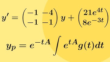 Differential Equations | Variation of Parameters for a System of DEs