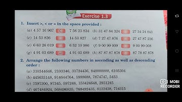 class-5th maths// ex1.3