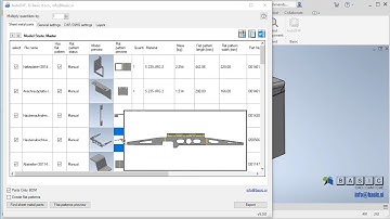 AutoDXF - quick overview: find and export all sheet metal parts from an Autodesk Inventor assembly