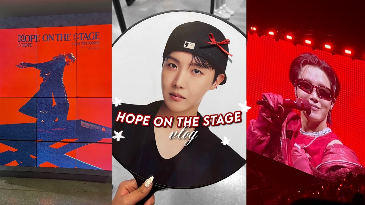 hope on the stage vlog ♥︎⁺˖ jhope, grwm, merch, army vlog 