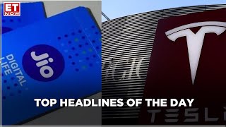 Jio set to launch smart phones; Tesla looks to join Indian market | Top News screenshot 5