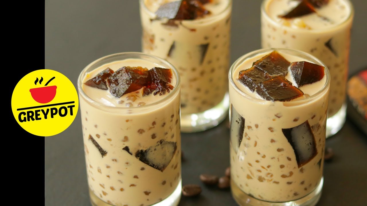Coffee Jelly Sago Drink How to make Coffee Jelly Delicious Coffee