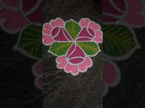 Simple rangoli 🌺 #rangoli #shorts #youtubeshorts #ytshorts #trending #viral