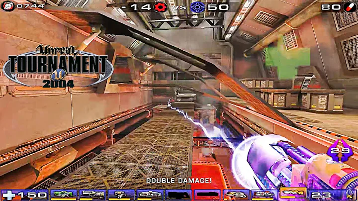 1 Player Vs 9 CPU Bots in Unreal Tournament 2004! The Greatest FPS Game of All Time - Deck17 TDM