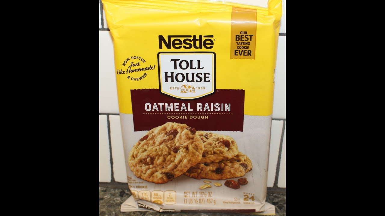 Nestle Toll House Oatmeal Raisin Cookies Review YouTube