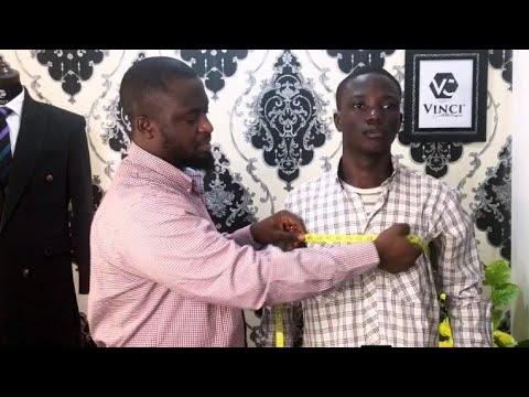 HOW TO TAKE MEASUREMENTS FOR A SUIT ACCURATELY - YouTube