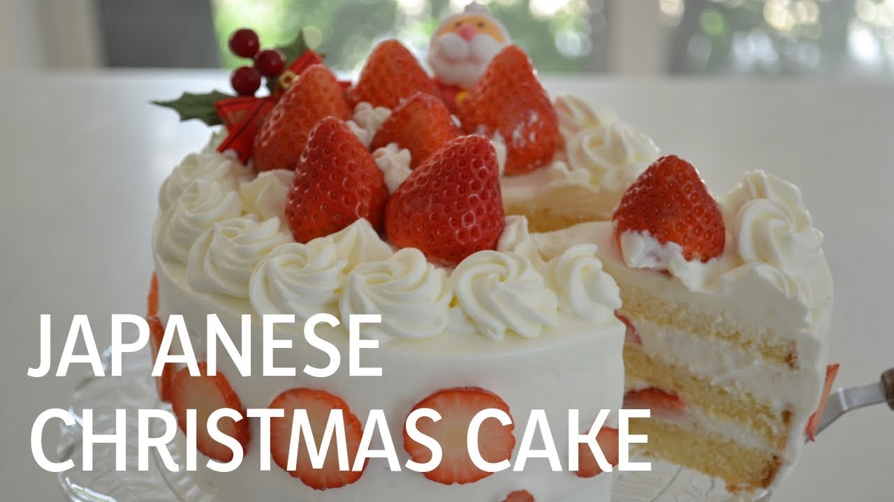 How To Make Japanese Christmas Cake ã‚¯ãƒªã‚¹ãƒžã‚¹ã‚±ãƒ¼ã‚­ã®ä½œã‚Šæ–¹ Ep85 Youtube