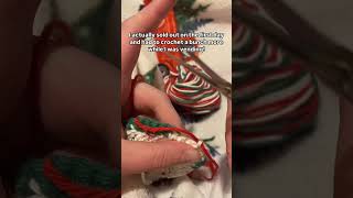 Crochet Christmas Coasters for a Market! 🎄