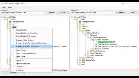 Deploy SSIS Catalog Folder Diffs Using CatCompare