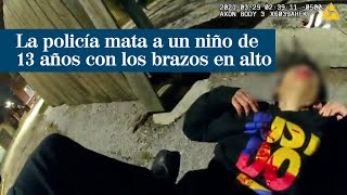 La muerte por la policía de un niño de 13 años con los brazos en alto golpea a EEUU