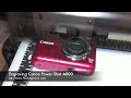 Engraving Canon PowerShot A800