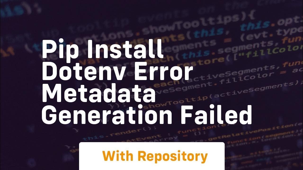 Python dotenv. Python dotenv