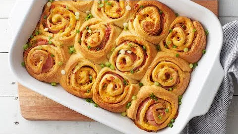 Hot Ham & Pimiento Cheese Crescent Roll-Up Sandwic...