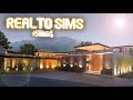 Real to Sims | Modern House (Skypod) | No CC | Stop Motion Build