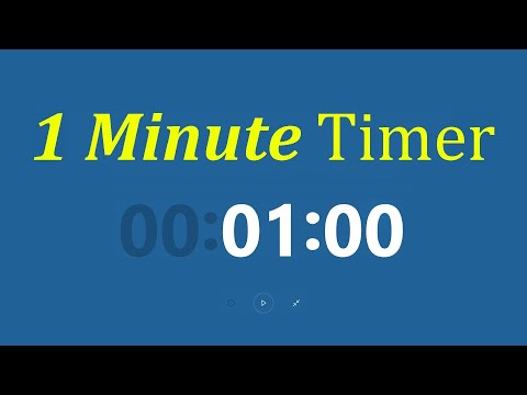 1 Minute Timer | 1 Dakikalık Zamanlayıcı