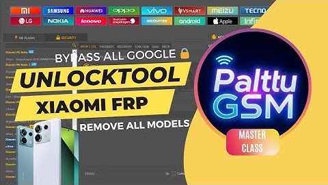 Xiaomi Erase FRP With Sideload Mode - No Need EDL, No Need Auth By UnlockTool | Palttu GSM