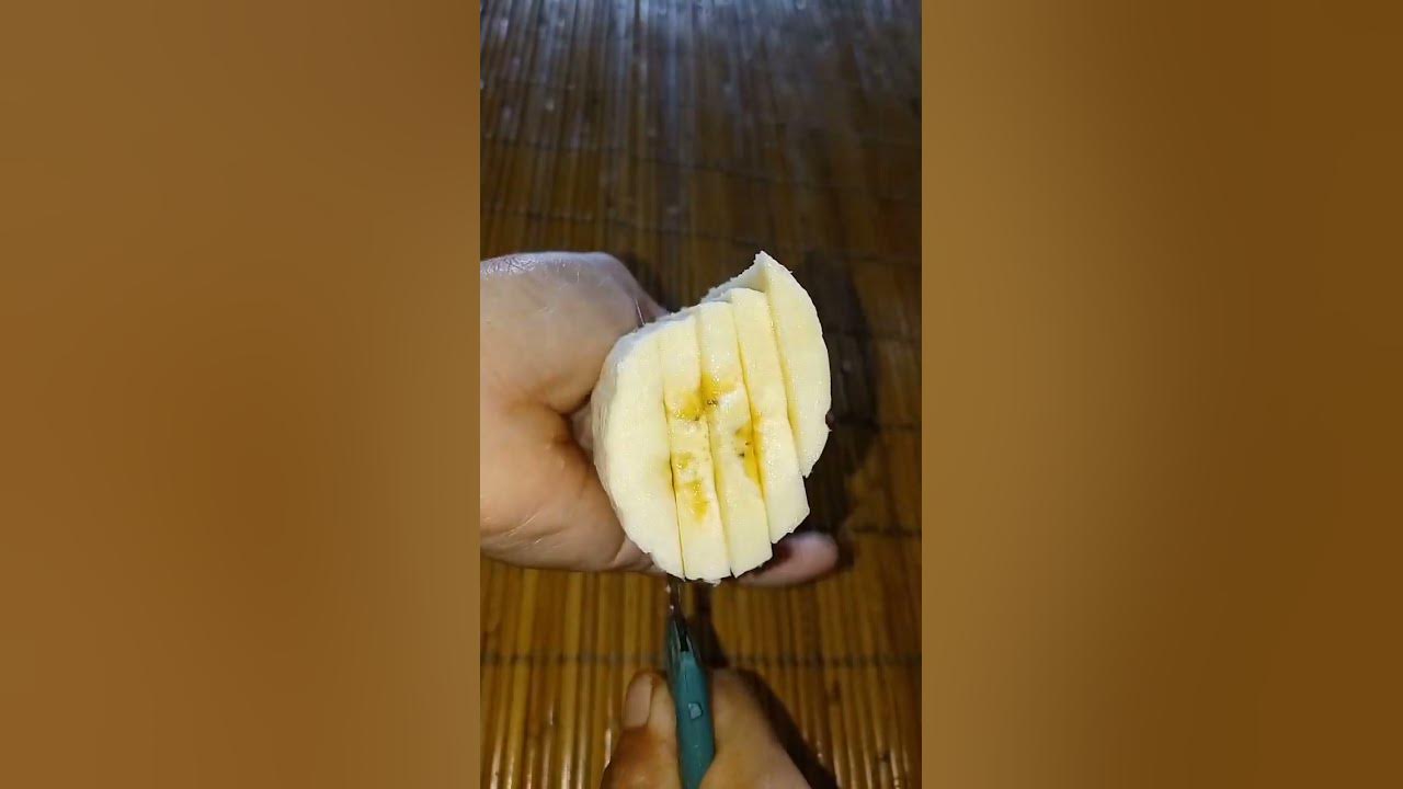 Cara membentuk pisang kipas
