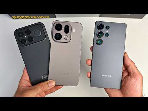 POCO F8 Ultra vs S25 Ultra vs OPPO Find X9 Pro | Which One Should You Buy?