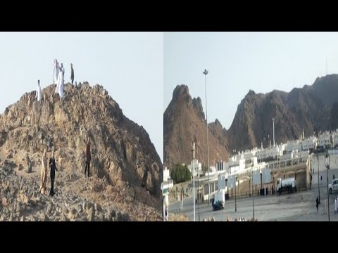 جبل أحد وجبل الرماه في غزوة أحد ومسجد الشهداء والبقيع في المدينه ...