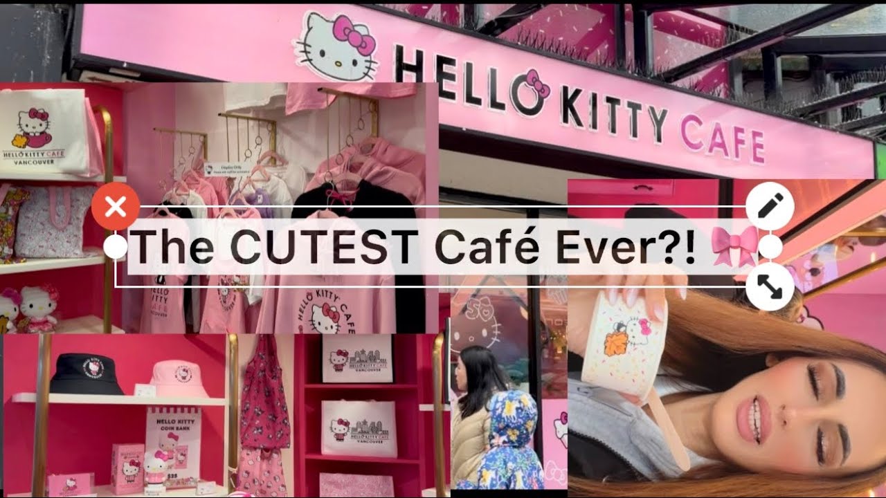 The cutest cafe ever ? Hello Kitty Cafe 💕💕