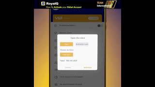 How to activate  your royal q account