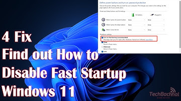 4 Fix Find out how to disable Fast Startup in Windows 11