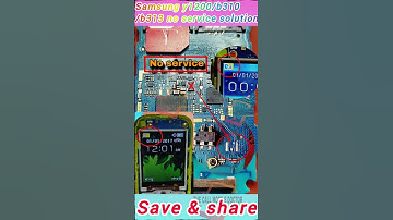 samsung b313e b310 y1200 no service problem solution