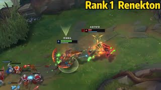 Rank 1 Renekton: He is SO AGGRESSIVE in the Early Game!