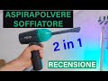 2 In 1 Soffiatore E Aspirapolvere Aria Compressa: Kit Multifunzione Con Ugelli Per Pulizia PC E Officina - 3