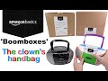 Amazon Basics Boomboxes - The clown’s handbag