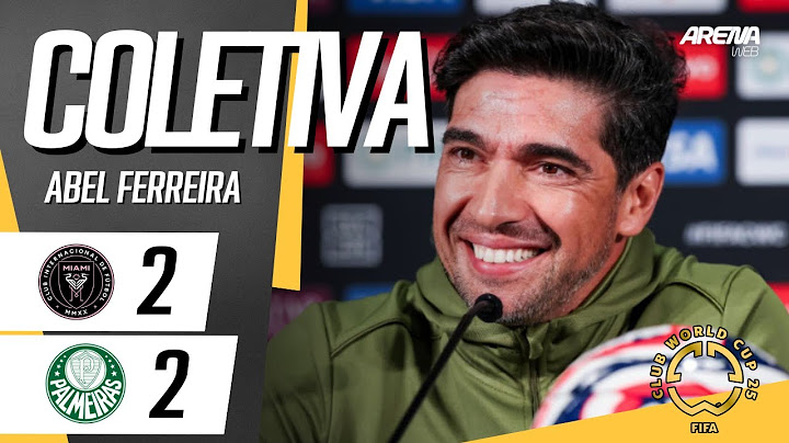 COLETIVA ABEL FERREIRA | AO VIVO | Inter de Miami x Palmeiras - Copa do Mundo de Clubes da FIFA 2025