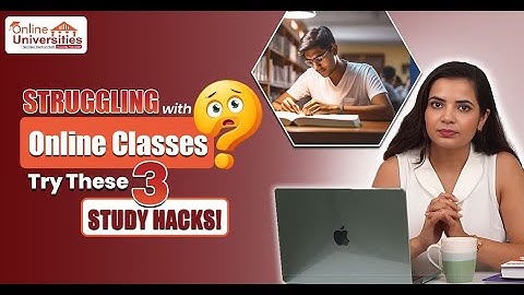 Top 3 Study Hacks for Online Degree Students | Time Management & Motivation Tips.
